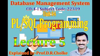 Unit 04 PL/SQL Programming_05