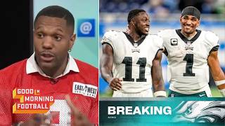 GMFB | Trade Jalen Hurts, not AJ Brown - Rodney McLeod Jr. on issue of #Eagles offseason so far