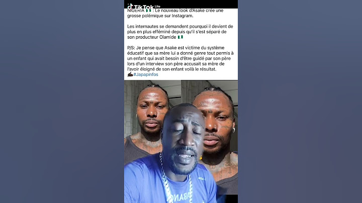 ASAKE🔥🤣grosse polémique pour sont nouveaux look qu'ils devient de ➕️ en plus efféminé c'est chaud