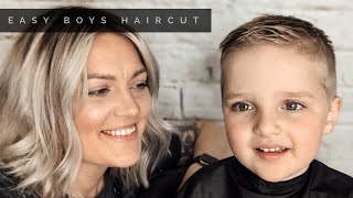 HOW TO DO AN EASY BOYS SHORT HAIRCUT AT HOME