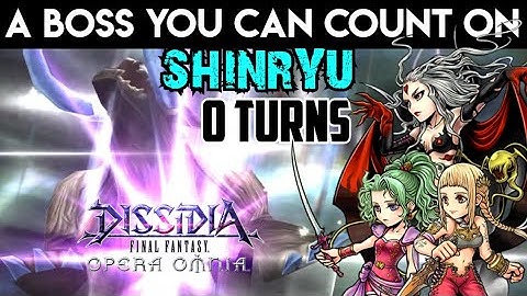 DFFOO [GL]: A Boss You Can Count On SHINRYU (0 TURNS) - Terra, Penelo, Cloud of Darkness (KLAY)