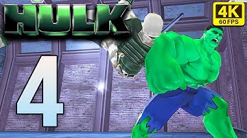 HULK 2003 - Beneath The City Walkthrough - Gameplay PART 4 FULL GAME No Commentary [4K 60FPS]