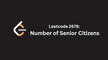 Leetcode 2678: Number of Senior Citizens