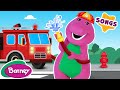 Barney Here Comes The Firetruck SONG With LYRICS