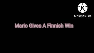 Mario Gives A Finnish Win Meme