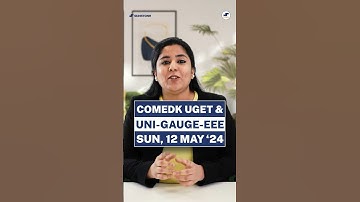 COMEDK UGET UNI GAUGE 2024 Exam Date Out📅UNIGAUGE Exam For All BTech Colg #shorts #BTech #admission