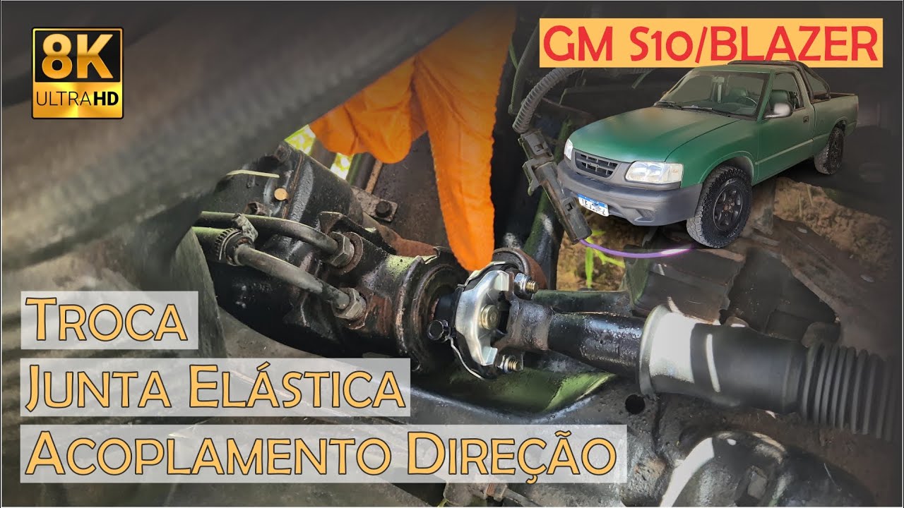 Trocando a Junta Elástica da S10 1996 em casa - [8K]