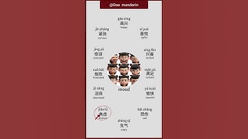 Learn How to Say Emotions in Mandarin Chinese ! #learnchinese