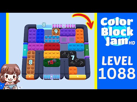 Color Block Jam Level 1088 walkthrough video preview
