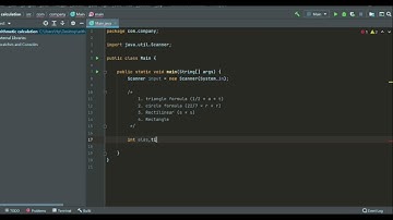 Calculation The Area Of A Triangle Intellij IDEA Java Class Method