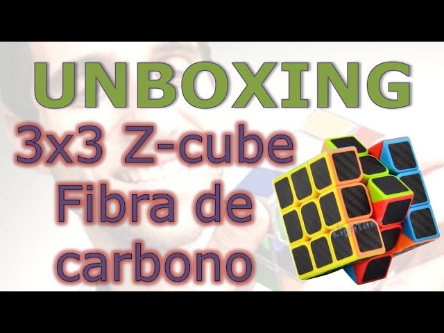 Cubo Mágico 3x3 Carbono