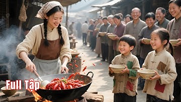 Xuyên không thành mẹ kế độc ác, nữ chính dùng kiến thức hiện đại cứu cả làng thoát nạn đói