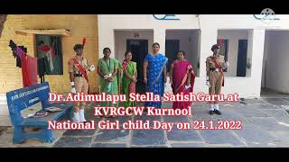 Dr.Audimulapu Stella SatishGaru at KVRGCW Kurnool on 24.1.22 screenshot 2
