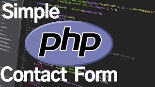 PHP Contact Form Tutorial  PHP send email to Gmail SMTP