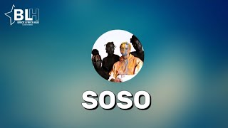 Omah Lay - Soso (Lyrics Video) shibiri shibiri shibiri, i poto poto my eyes