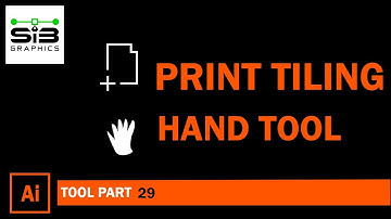 Print tiling and Hand tool in illustrator Bangla