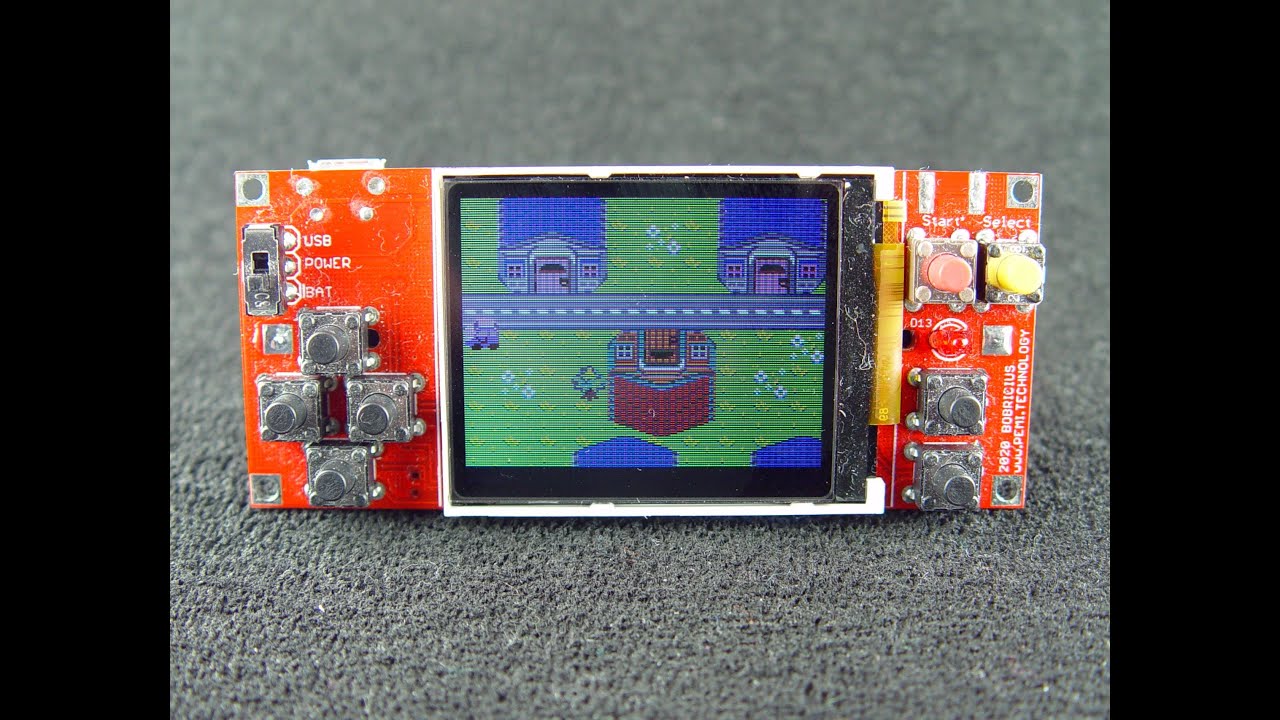 Supersmall game console for arcade.makecode.com - YouTube