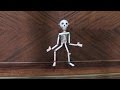 Paper & Plastic Bead Skeleton Marionette Part 2