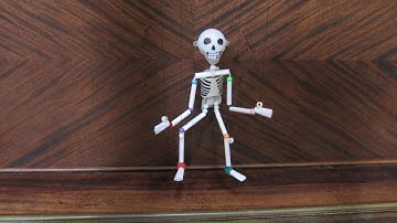 Paper & Plastic Bead Skeleton Marionette Part 2