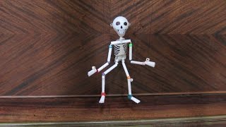 Paper & Plastic Bead Skeleton Marionette Part 2