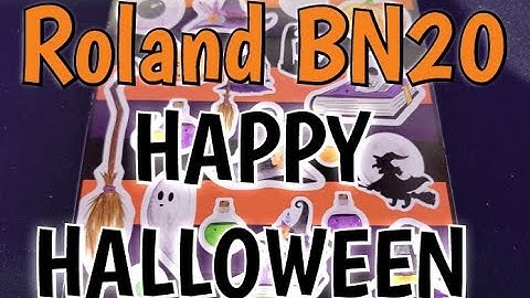 Roland BN20 to Print Cut Halloween sticker handouts for my daughters class & did this quick