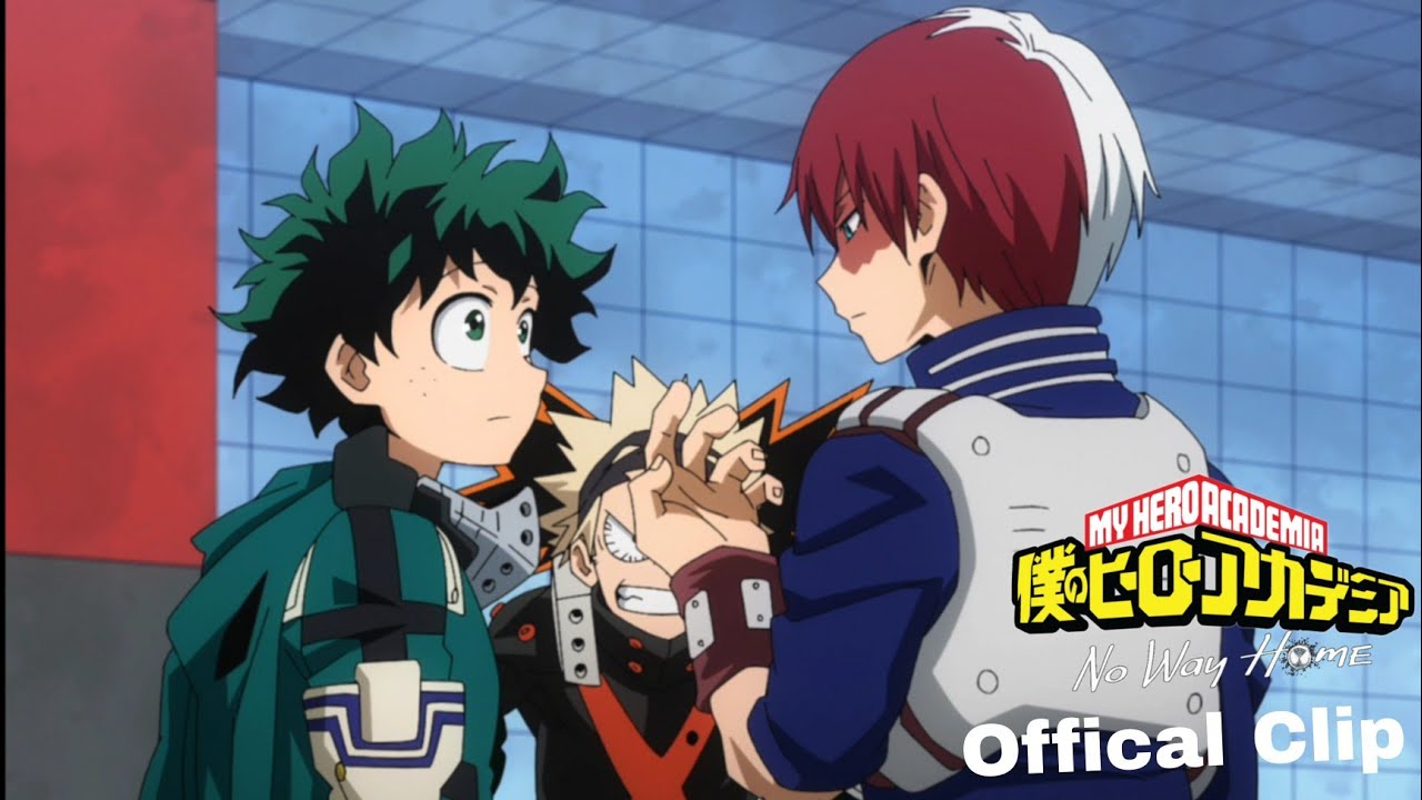 My Hero Academia No Way Home Official Clip The Trios Talking - YouTube