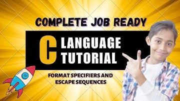 Format Specifiers And Escape Sequences In C In Urdu / Hindi
