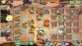 Plants Vs Zombies 2 Ancient Egypt Day 26 Walkthrough
