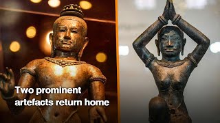 Two prominent artefacts return home