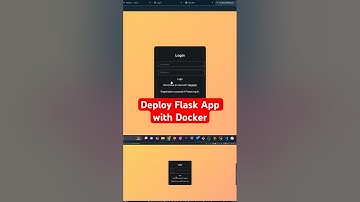 Deploy Flask App With Docker @SenDevOps #python #coding #tech