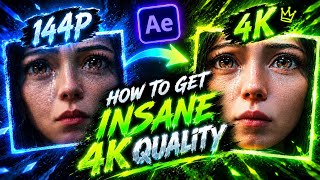 How to Get INSANE 4K Quality | Topaz Video AI + FREE CC 4K High Quality Tutorial \ CC in Discription