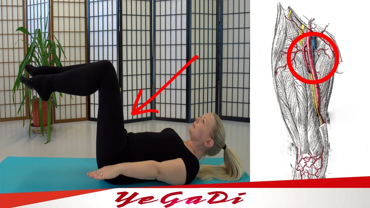 How to treat sciatic nerve pain just with exercises YeGaDi YouTube