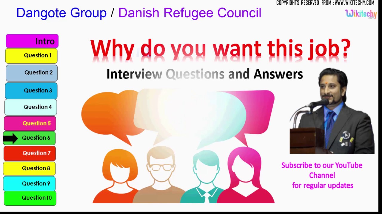 dangote group | danish refugee council top most interview questions and answers for freshers interview schedule