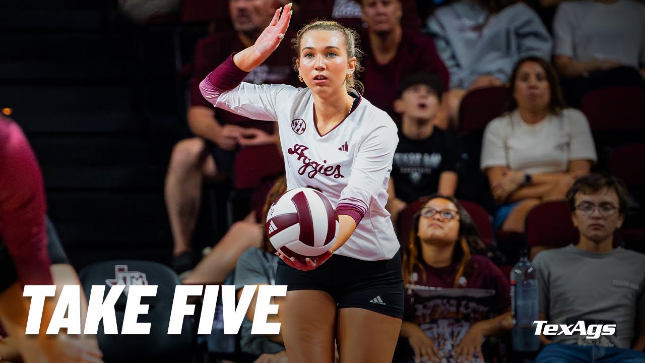 Addi Applegate Take Five: Texas A&M defensive specialist Addi Applegate - YouTube