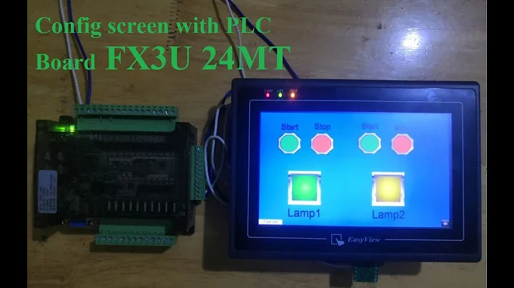 Config Screen with PLC Board FX3U