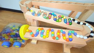 MarblerunHABA!! #marble #haba #asmr #satisfying #woodentoys #marblerace #マーブルラン #ビー玉転がし #relaxing