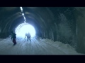 Горнолыжный туннель в Альпах / Mountain-skiing tunnel in the Alpes