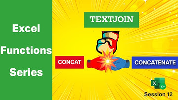 TEXTJOIN vs CONCATENATE vs CONCAT- The Ultimate Excel Showdown! #excelformula #excel #excelfunctions