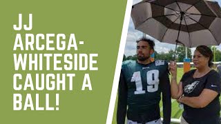 JJ Arcega-Whiteside First Catch of Season!
