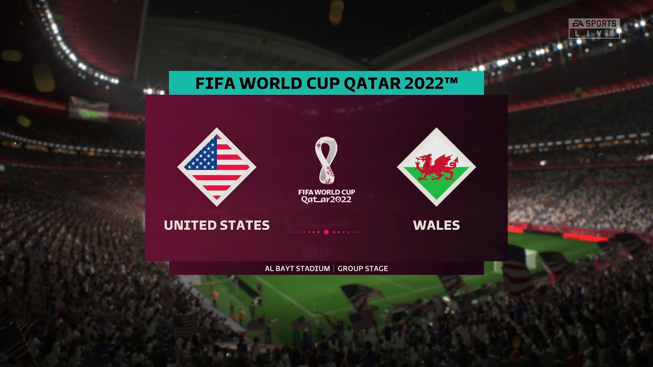 UNITED STATES - WALES | GROUP B | FIFA WORLD CUP 2022 | (4K)
