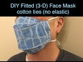 How to Make a "3-D" Fitted Face Mask (Sewing Tutorial)