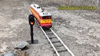 How To Work Signalling System In Model Train | Homemade Train | Miniature Vehicle India