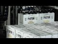 Vacuum cups palletiser gantry robot powered by Vuototecnica