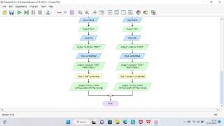 cara penggunaan aplikasi FLOWGORITHM dan PYTHON (pemesanan tiket pesawat)