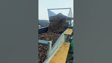 For separation of mud-covered stones,stones with high soil content,and soil-rock separation #machine