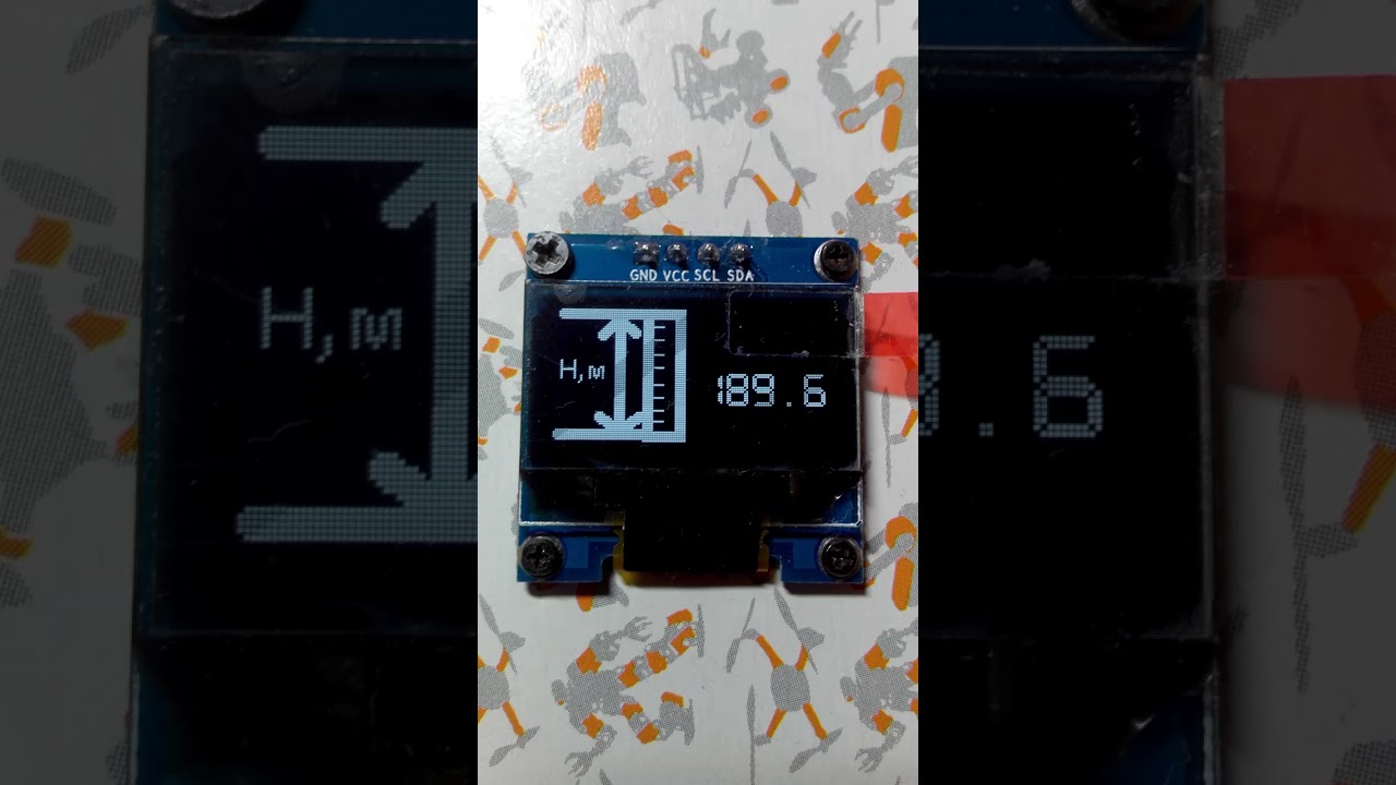 Мини погодная метеостанция(начало).OLED дисплей + Барометр + термометр + (MQ-2)