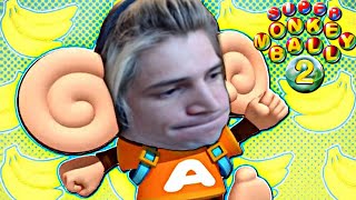 xQc Plays Super Monkey Ball 2 🍌 (with chat)