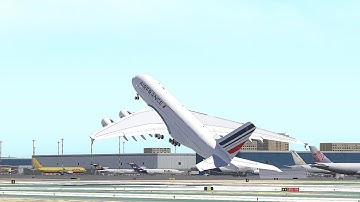 Giant Airplane A380 Vertical Take off, Airplane Crashes