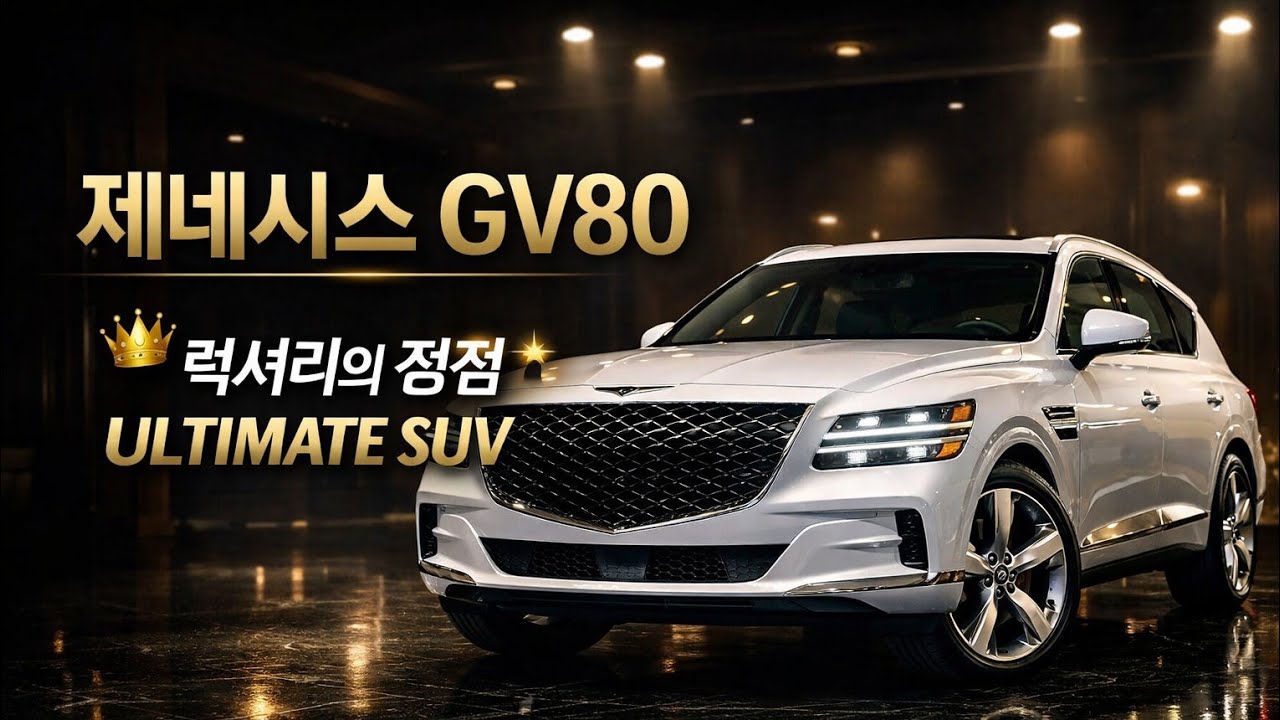 👑 제네시스 GV80 | 쇼룸에서 완성되는 궁극의 럭셔리 SUV ✨🚘