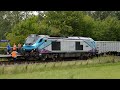 Trans-Pennine 68 around Wymondham (Day 2) - 68026 + 66422 on 6Z70 04/08/2020